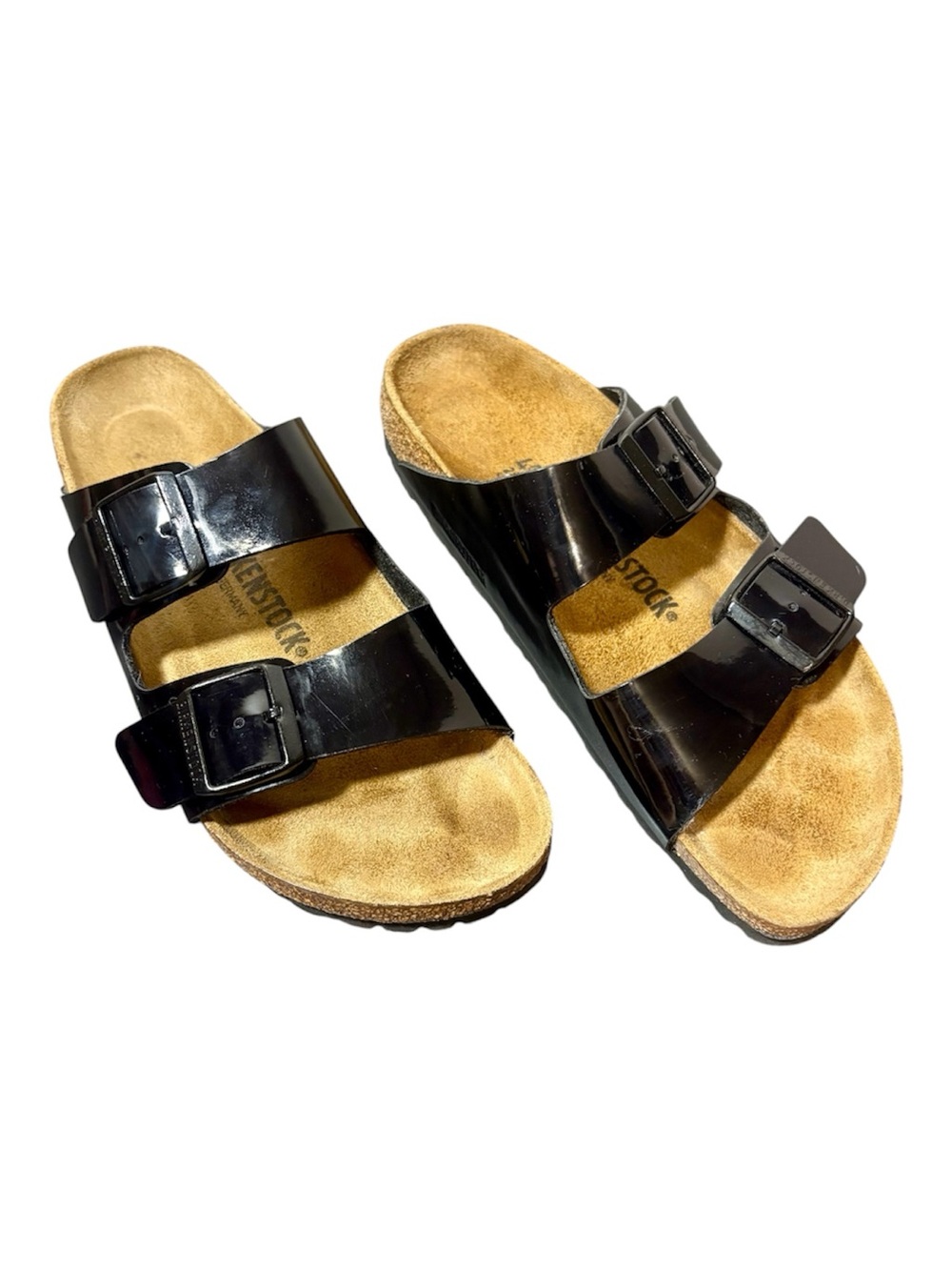 BIRKENSTOCK Arizona Black Patent Sandals